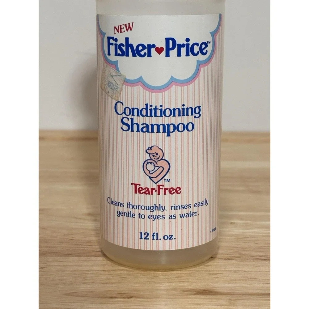 Vintage Fisher-Price Little People Baby Shampoo Bottles 1989 EMPTY